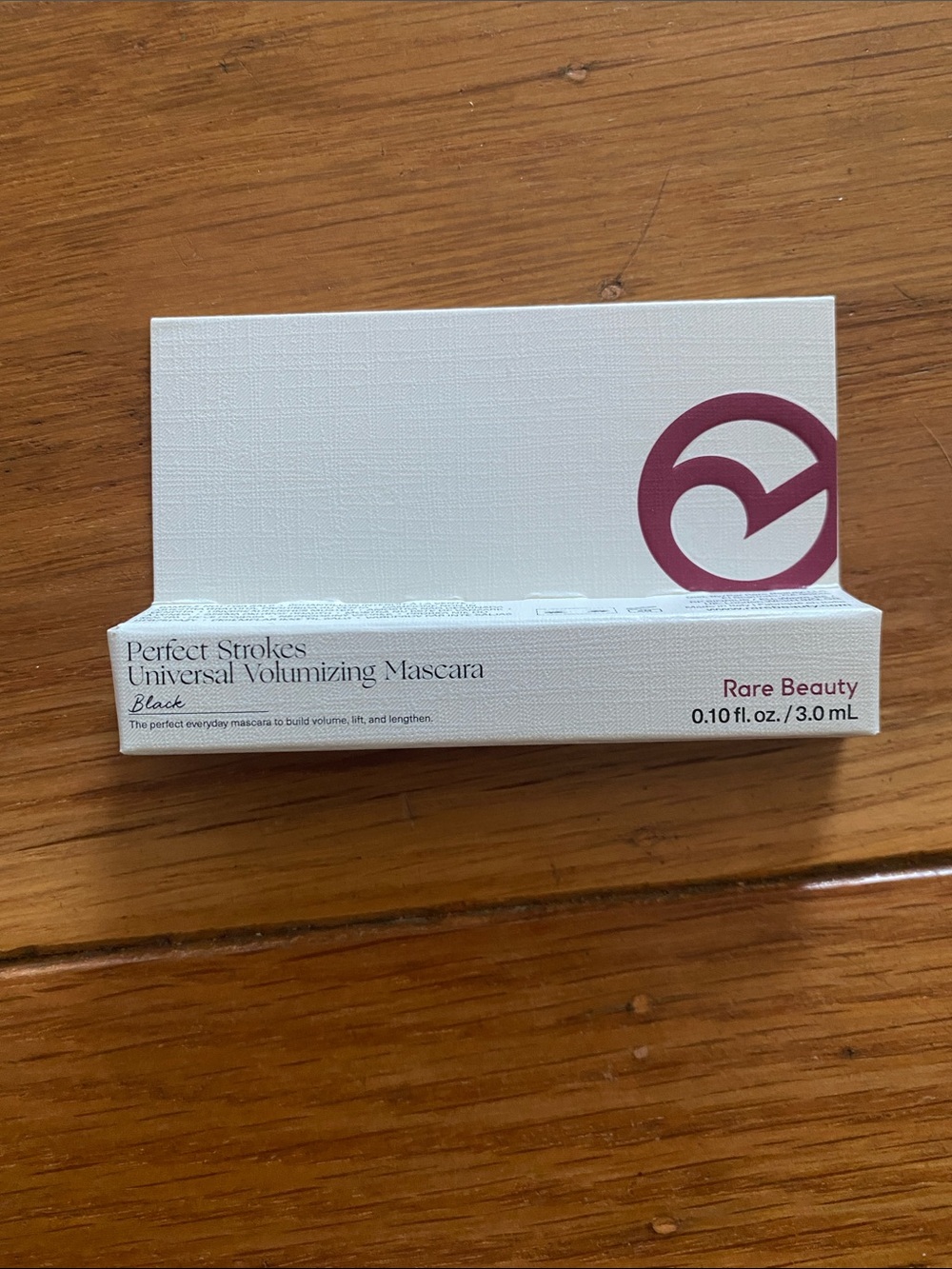 Rare Beauty Perfect Strokes Universal Volumizing Mascara - White & Berry Logo